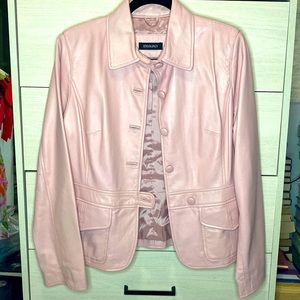 Ideology Pink Leather Jacket